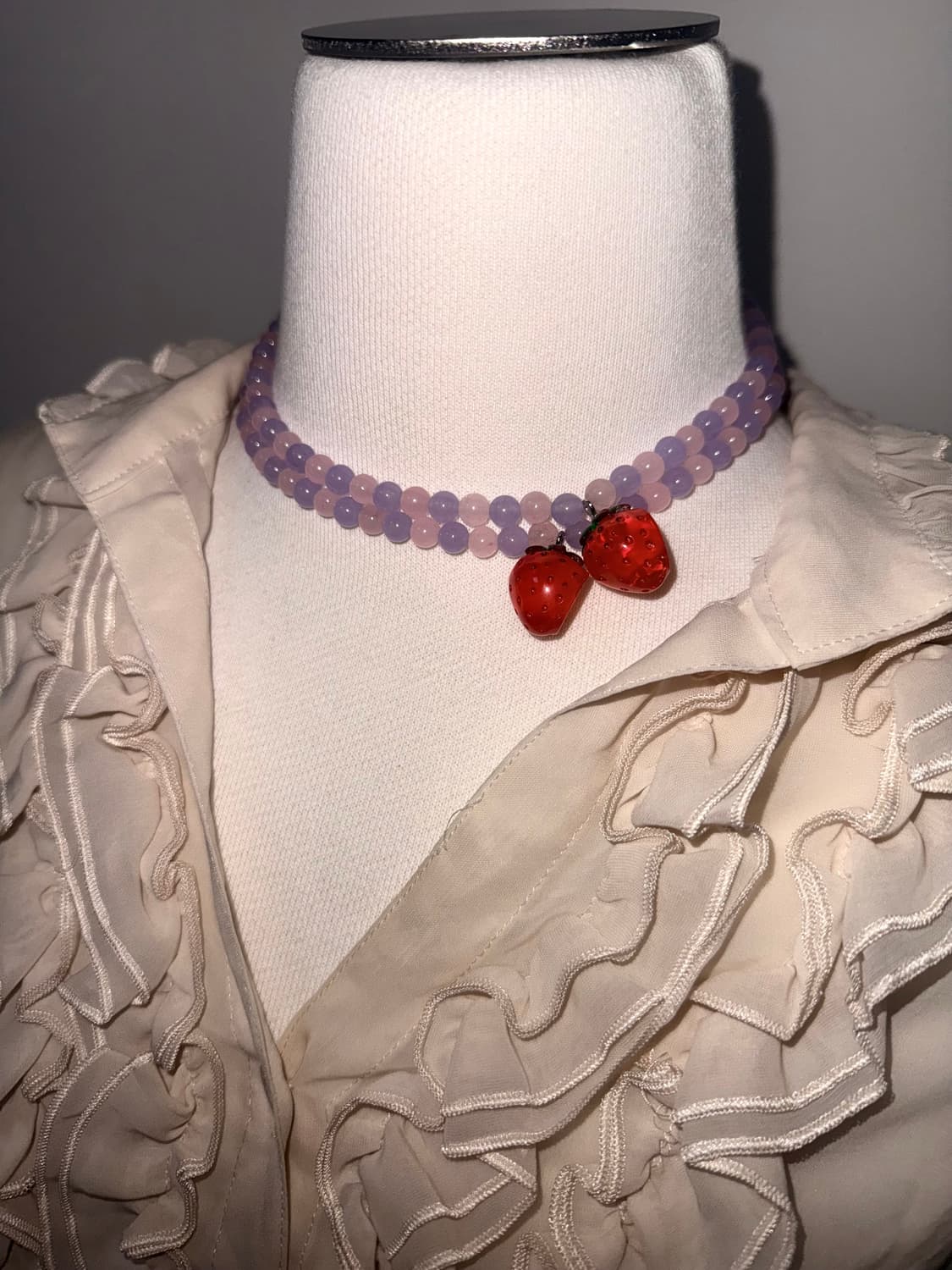 베를린 수입 스트로베리 목걸이 상품이미지6