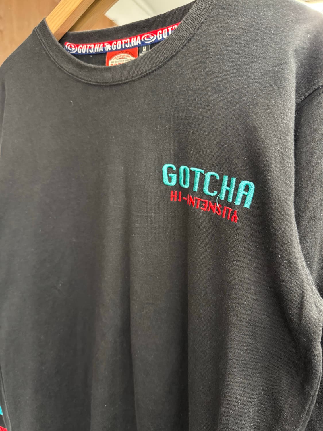gotcha 빈티지 자수 프린팅 롱슬리브 상품이미지2