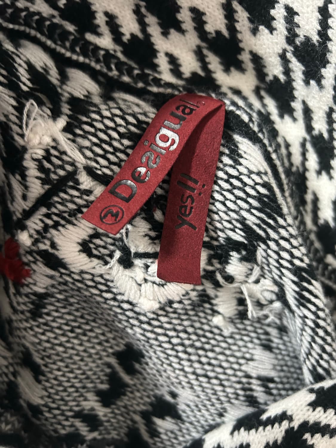 데시구알 오리엔탈 기하학 패턴 가디건 상품이미지4