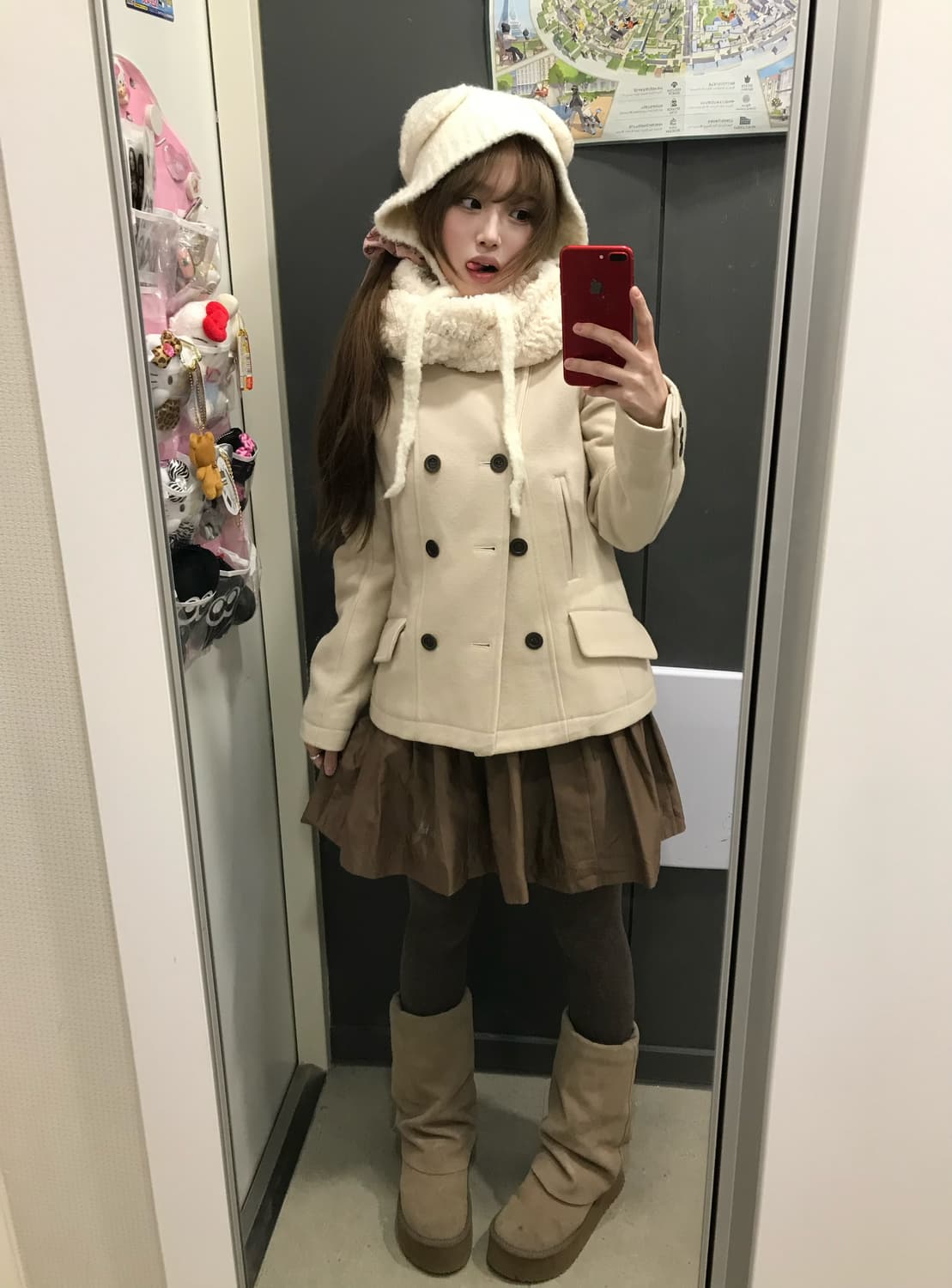 엑시즈팜 아이보리 모리걸 니혼진 코디세트 상품이미지1