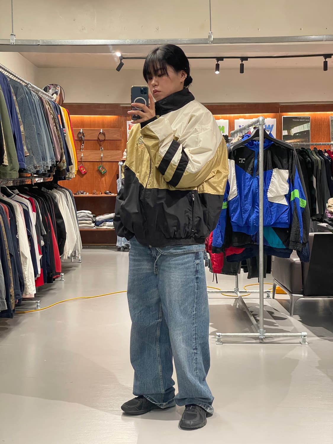 90s 빈티지 올드스쿨 바람막이 상품이미지2