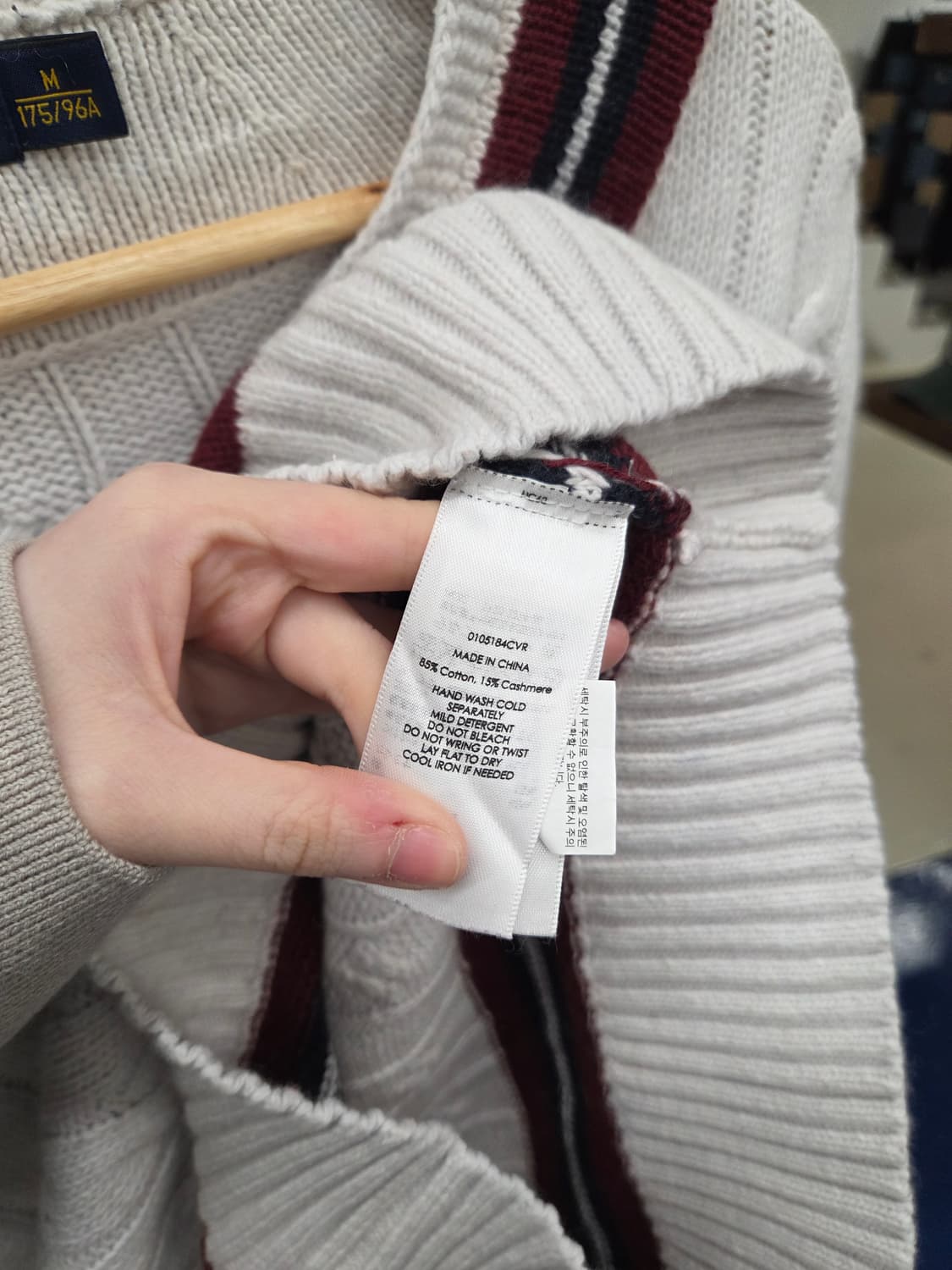 PRL 폴로 랄프로렌 코튼 캐시미어 크리켓 니트 상품이미지8