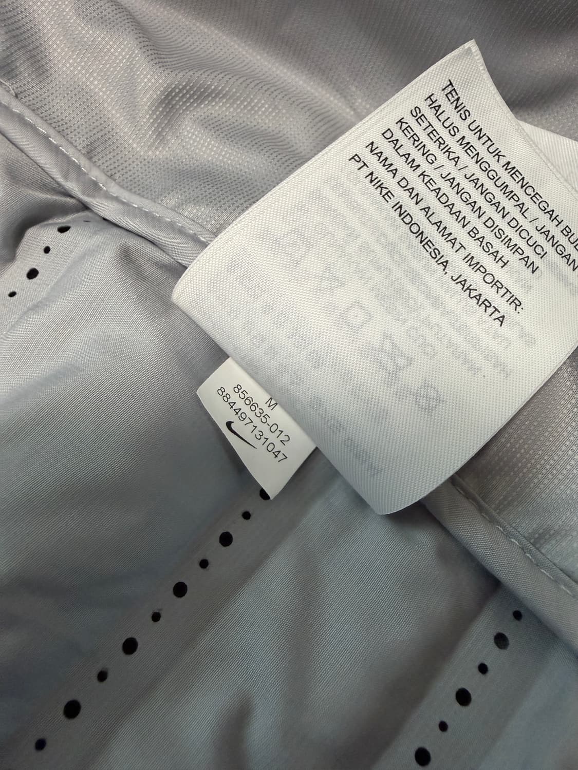 나이키 구스다운 경량 패딩 점퍼 그레이 S 상품이미지6