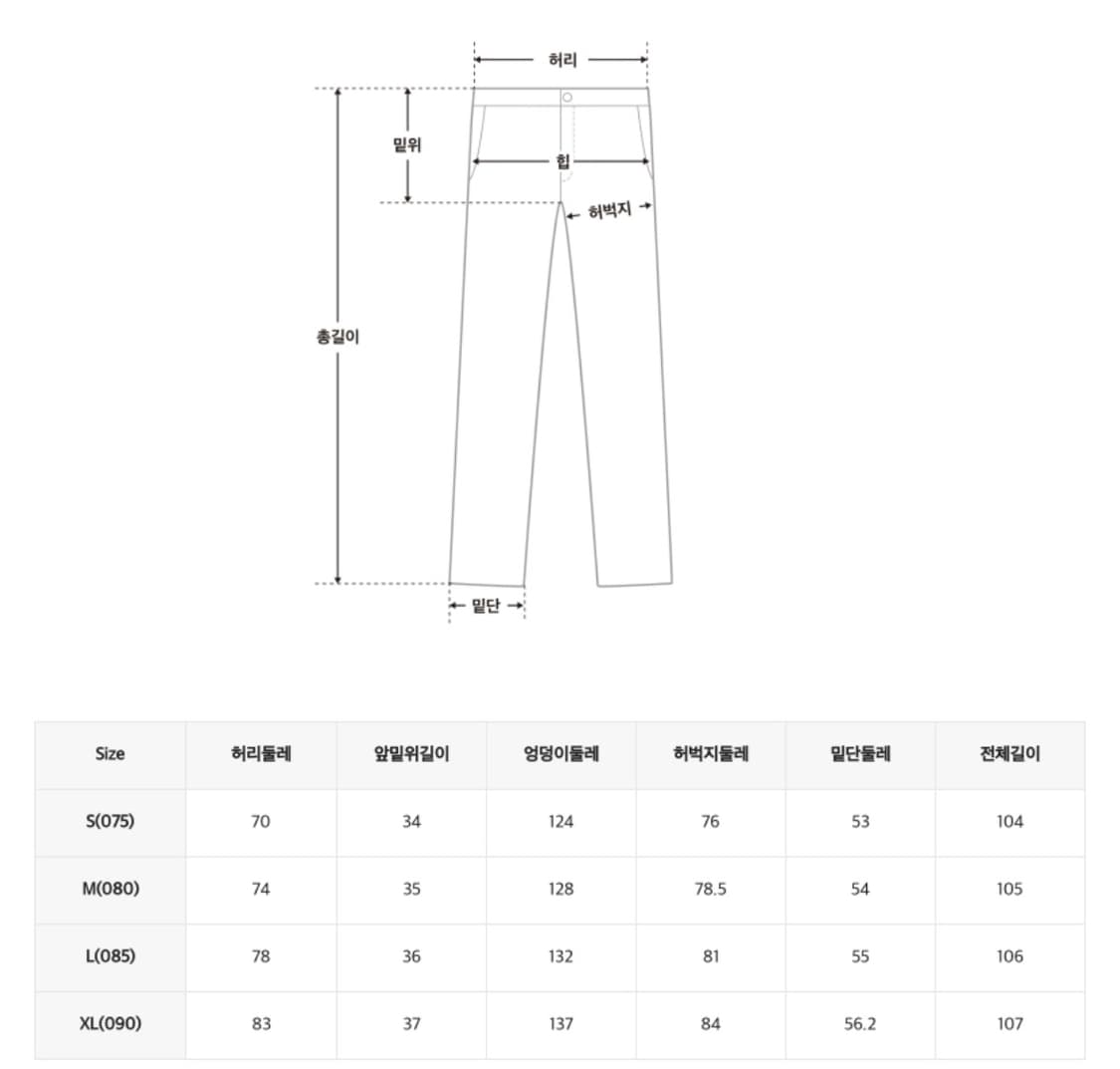 (새상품) SPAO스파오 와이드 밴딩 데님 청바지 네이비 상품이미지9