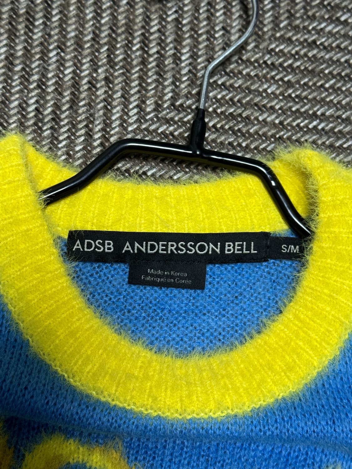 앤더슨벨 블루 오버 니트 S/M 상품이미지2