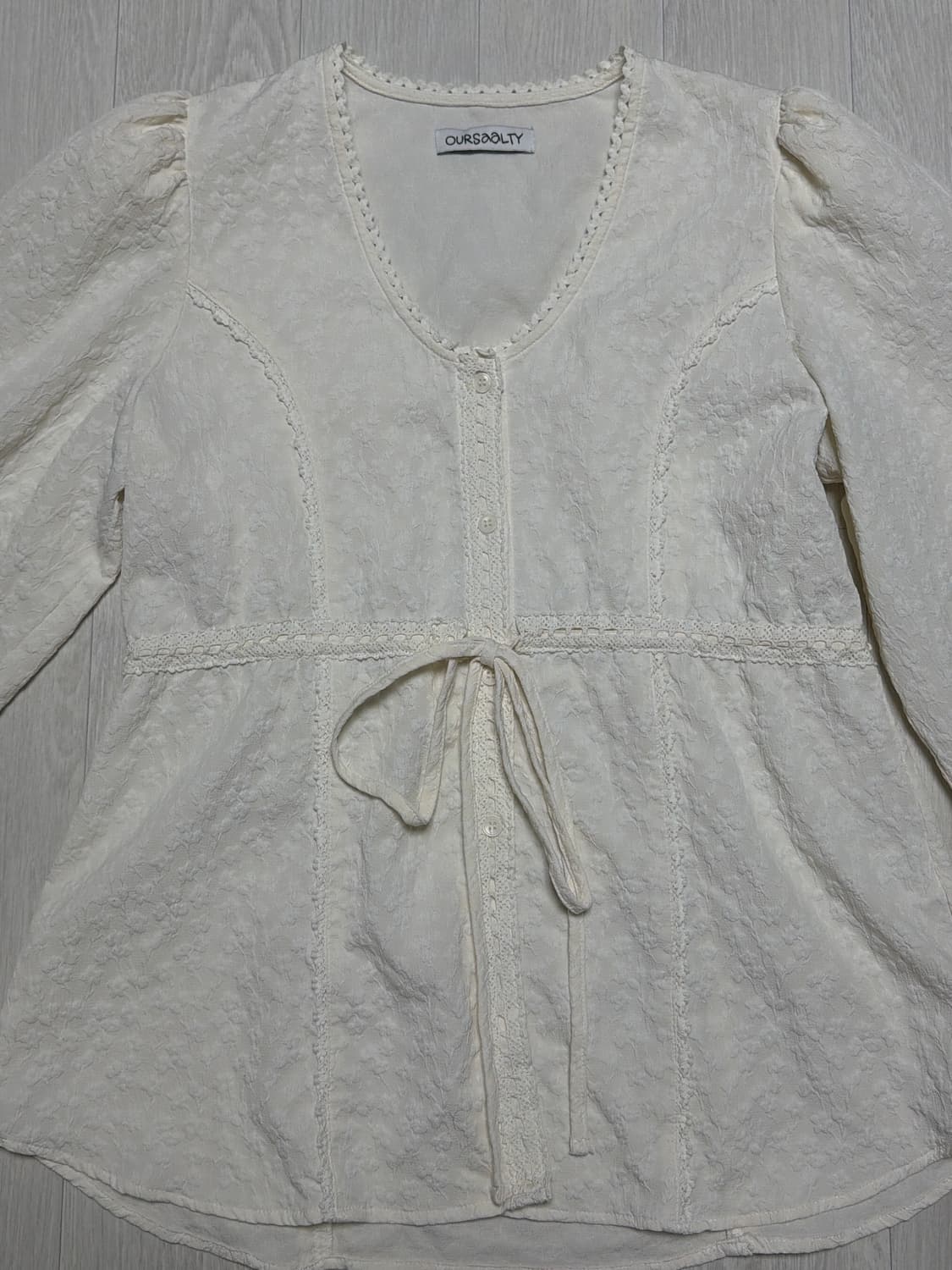 아우어솔티 플라워 블라우스 상품이미지5