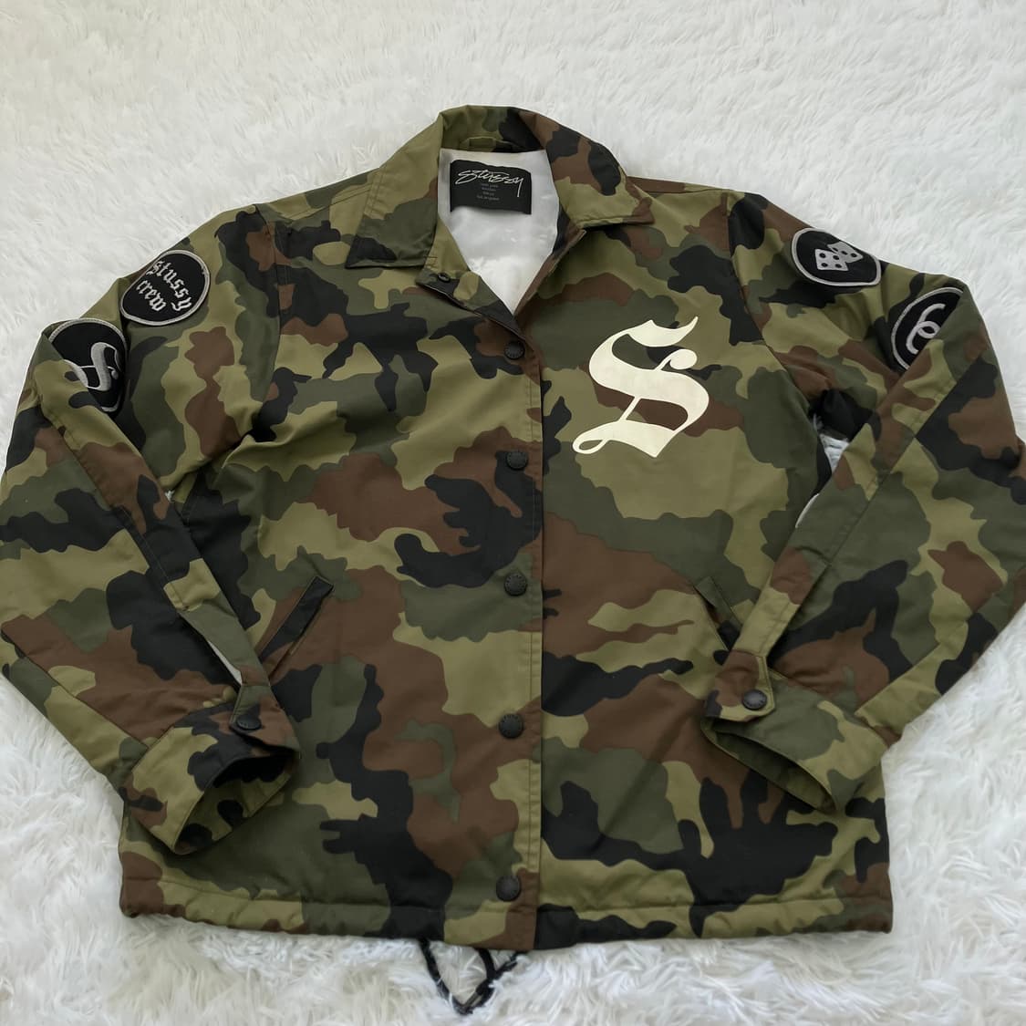 스투시 밀리터리 올 패치 자켓 944 y2k 스트릿 갸루 펑키 일본빈티지 상품이미지2