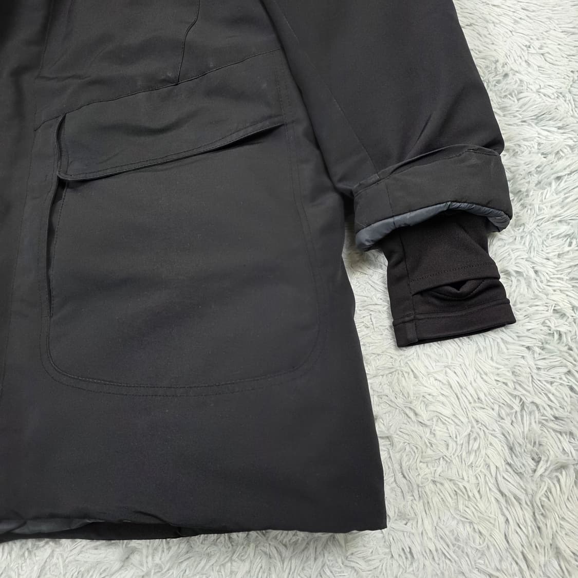 질스튜어트스포츠 남성 코요테 퍼 덕다운 패딩 XL 상품이미지5