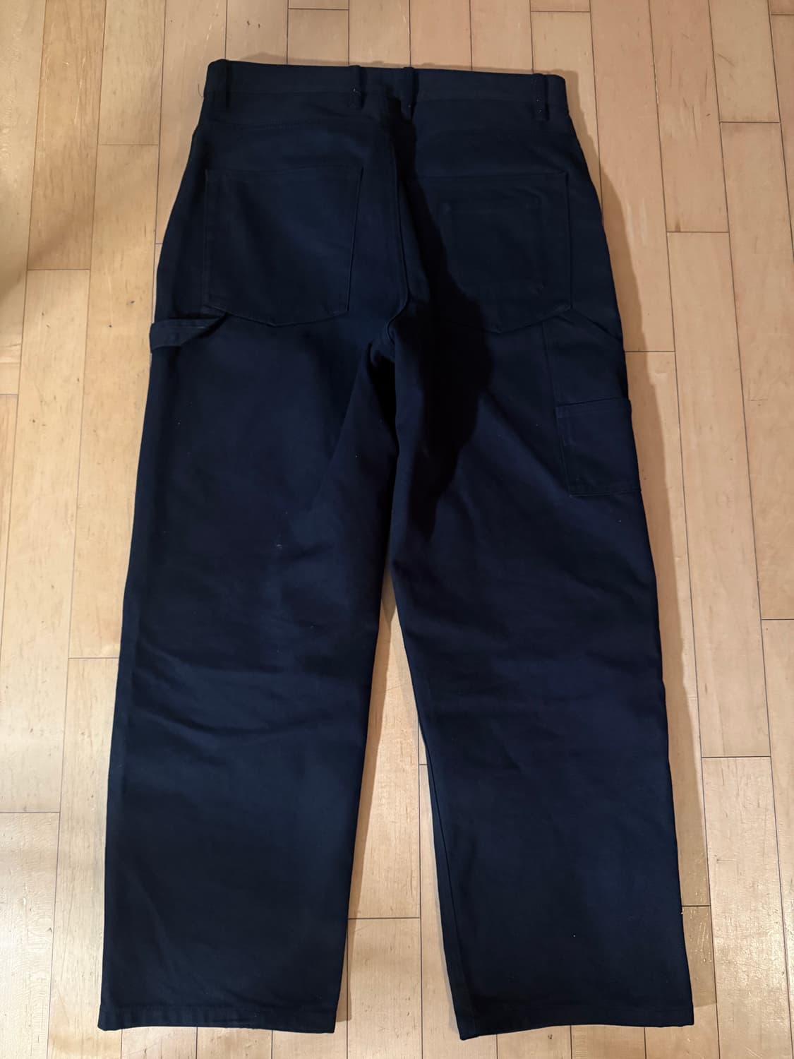 자라 더블니 카펜터 팬츠 블랙 32 상품이미지2