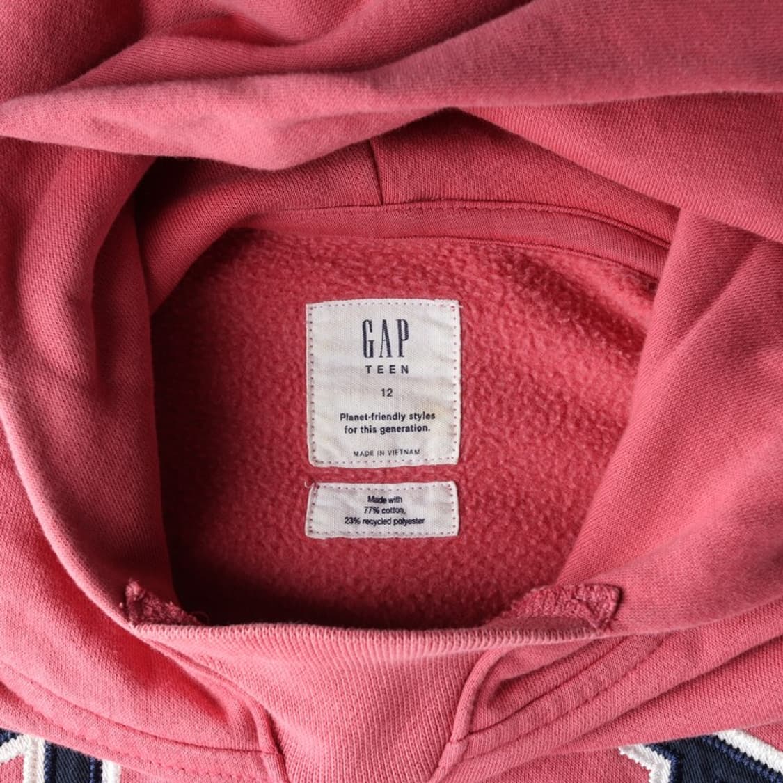 GAP 빅로고 기모 후드티 상품이미지5