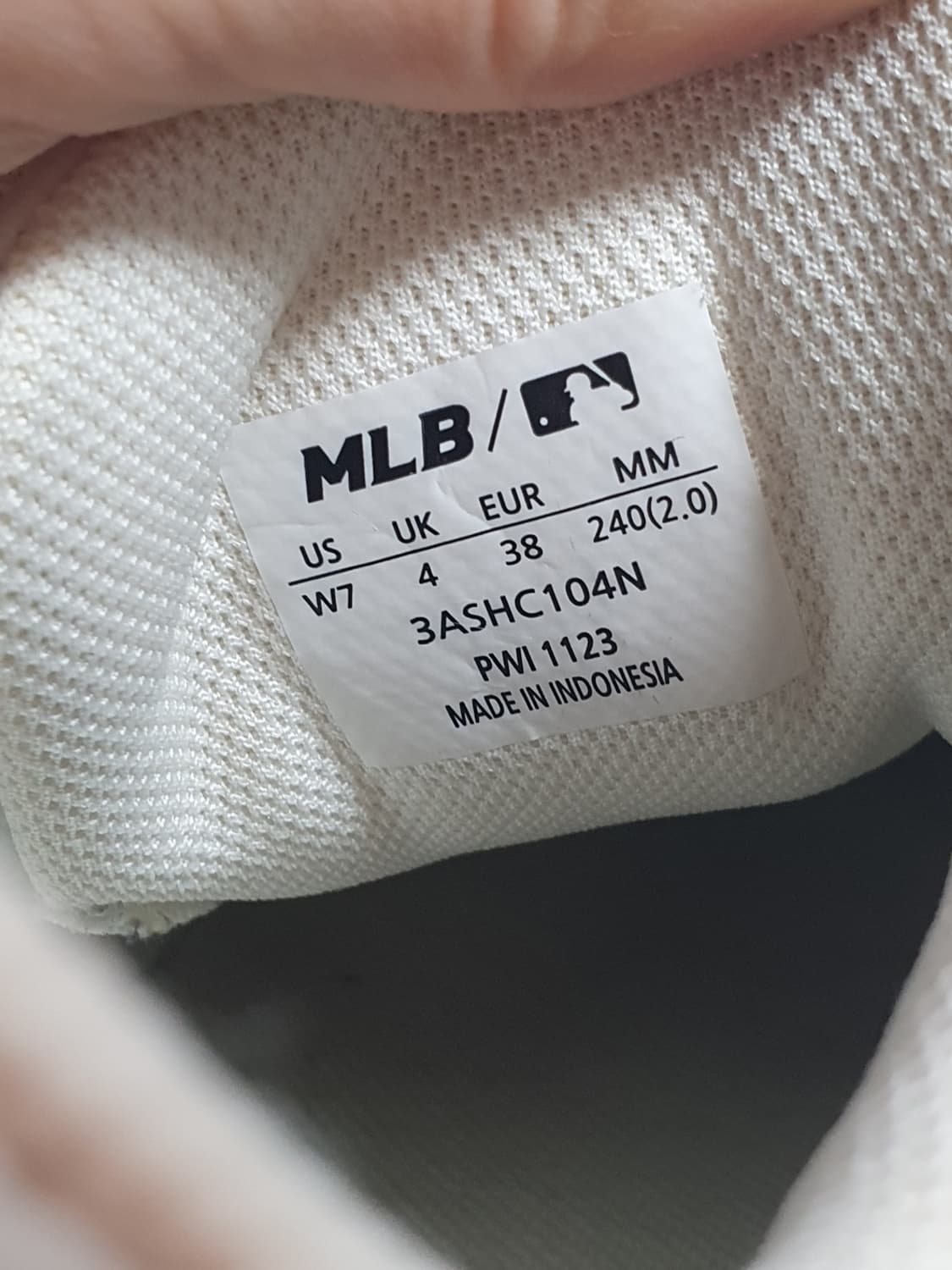240mm 엠엘비 어글리슈즈 MLB 빅볼청키 A 뉴욕양키스 운동화 상품이미지9