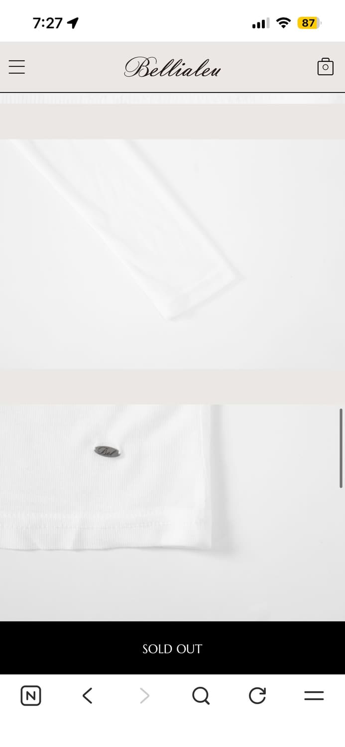 벨리아르 Lace tencel cardigan white 텐셀 가디건 상품이미지4