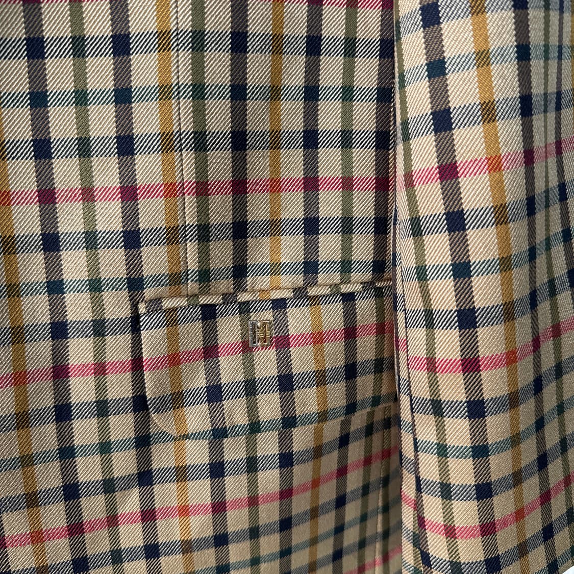 DARKS 닥스 체크 모 견 자켓 여성용 상품이미지3