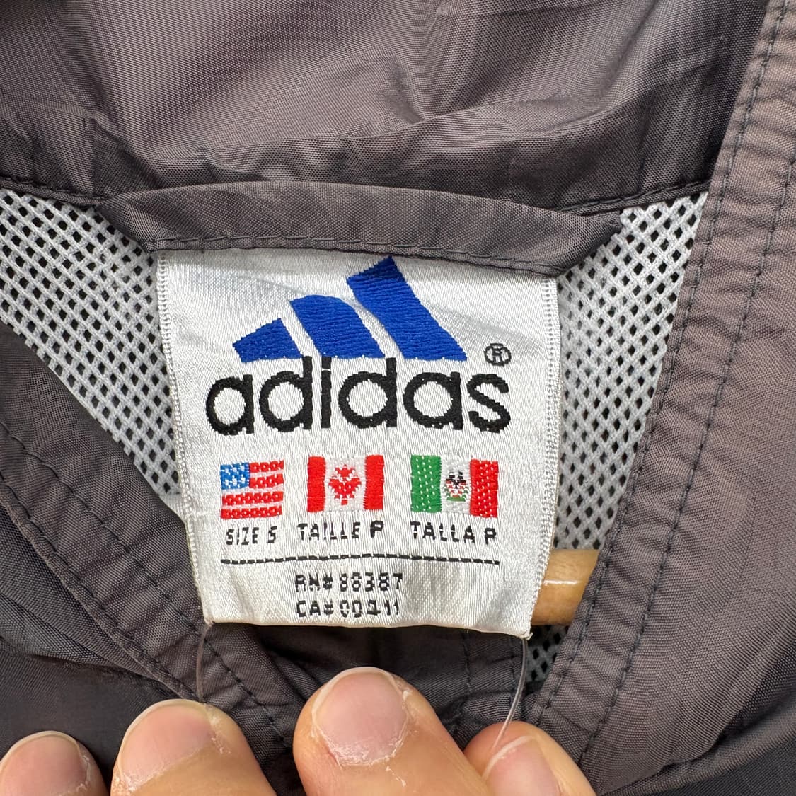 아디다스 아노락 바람막이 풀오버 브라운 남성 L 상품이미지5