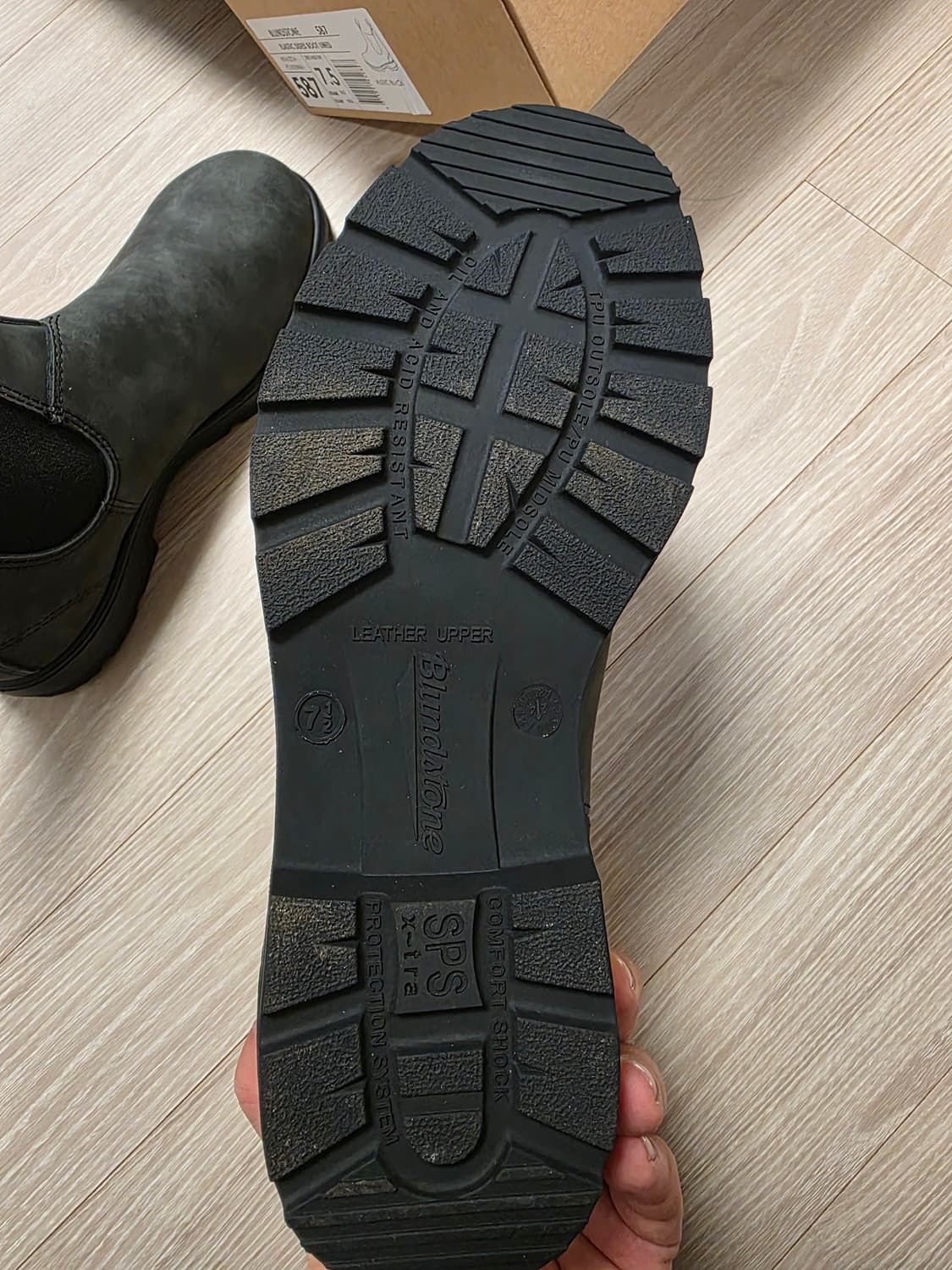 블런드스톤 Classic #587 러스틱블랙 UK 7.5팔아요 상품이미지4