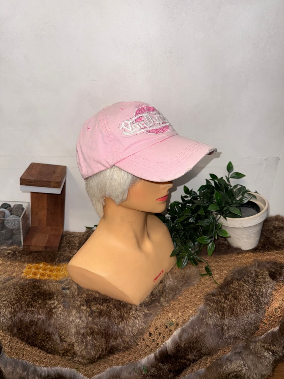 Von Dutch baby pink logo ball cap 상품이미지4