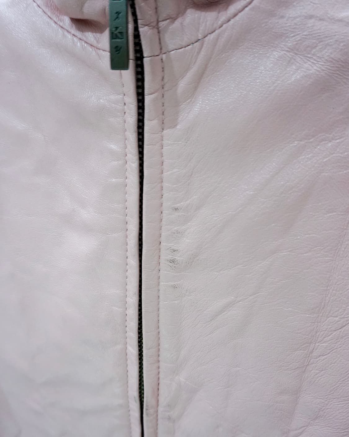 Ragazzi 양가죽 핑크 레더 자켓 상품이미지5