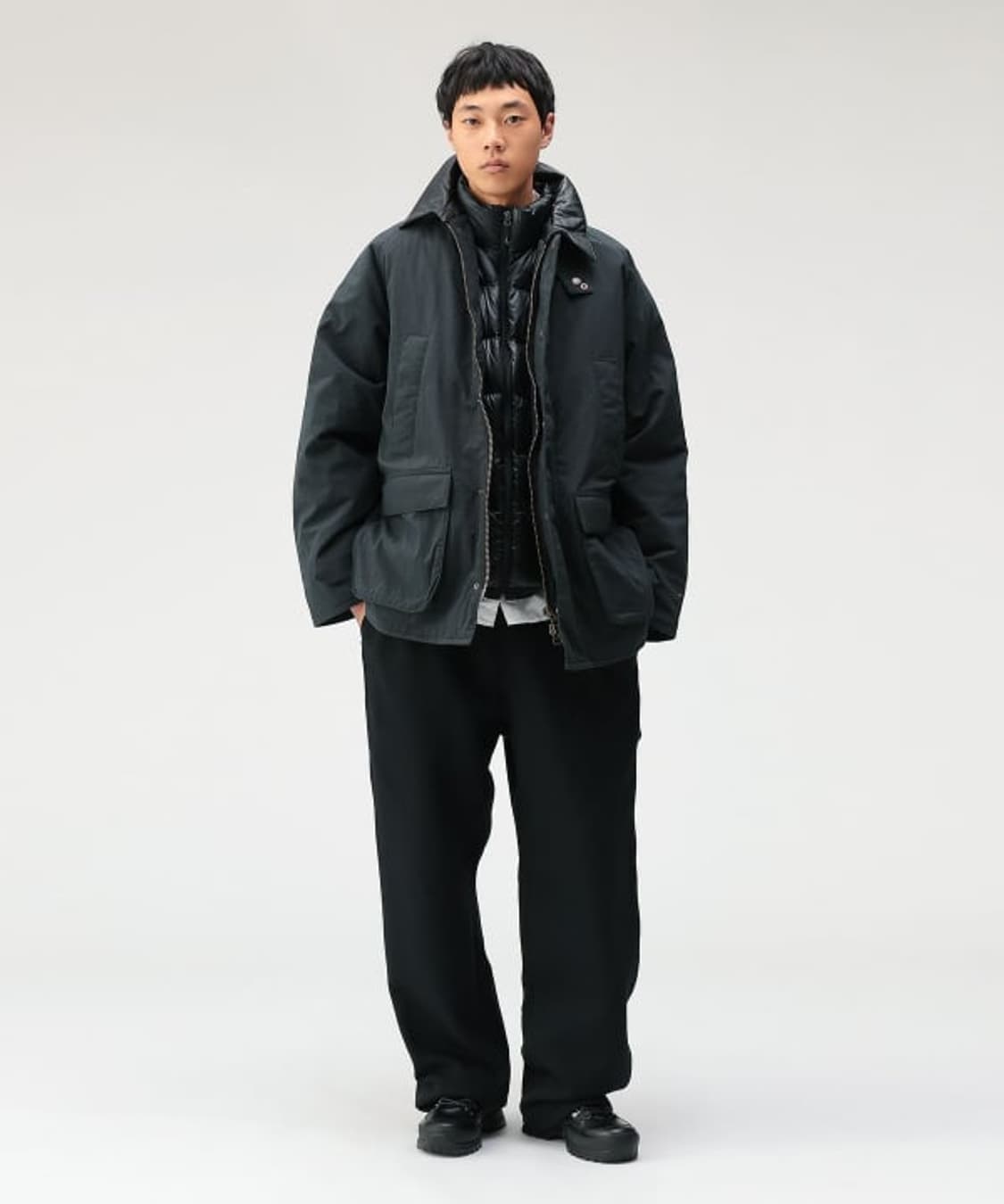 (새상품) BEAMS 빔즈 퀼팅 필드 자켓 코트 상품이미지7