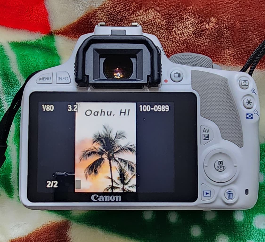 캐논 EOS 100D 화이트 + 40mm 렌즈 팝니다. 상품이미지6