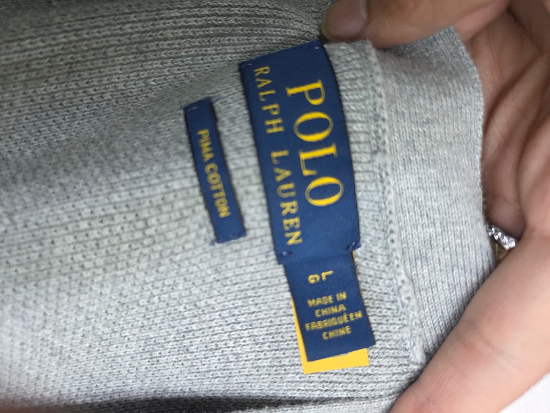 폴로 qr 니트 가디건 L 상품이미지3