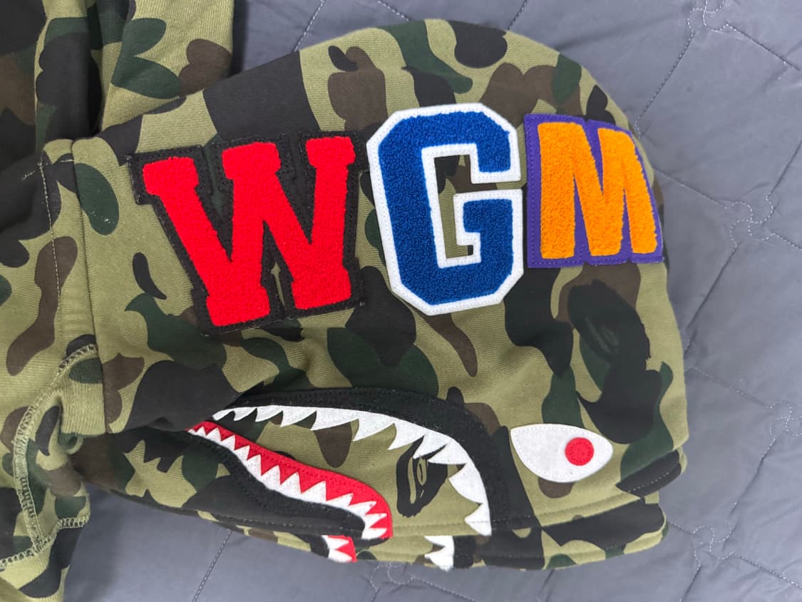 베이프 더블샤크 후드집업 M 상품이미지4