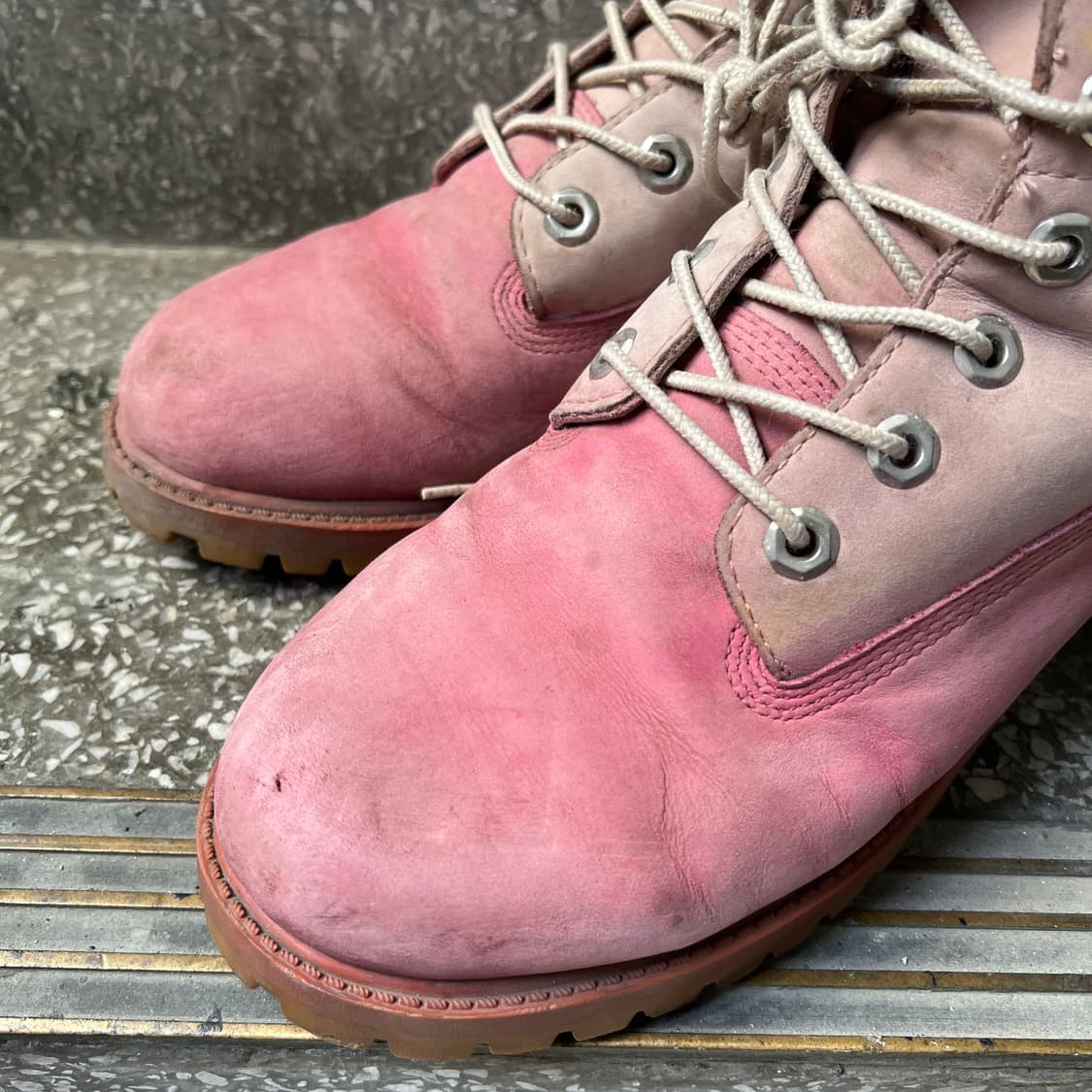 팀버랜드 6인치 클래식 프리미엄 핑크 부츠 상품이미지5