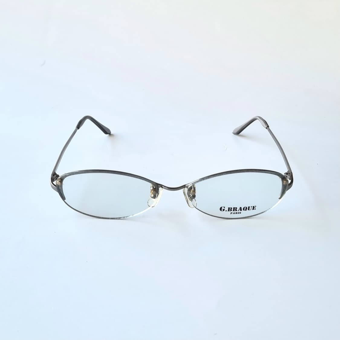 데드스탁 빈티지 메탈 캣아이 무테 안경테 716 상품이미지3