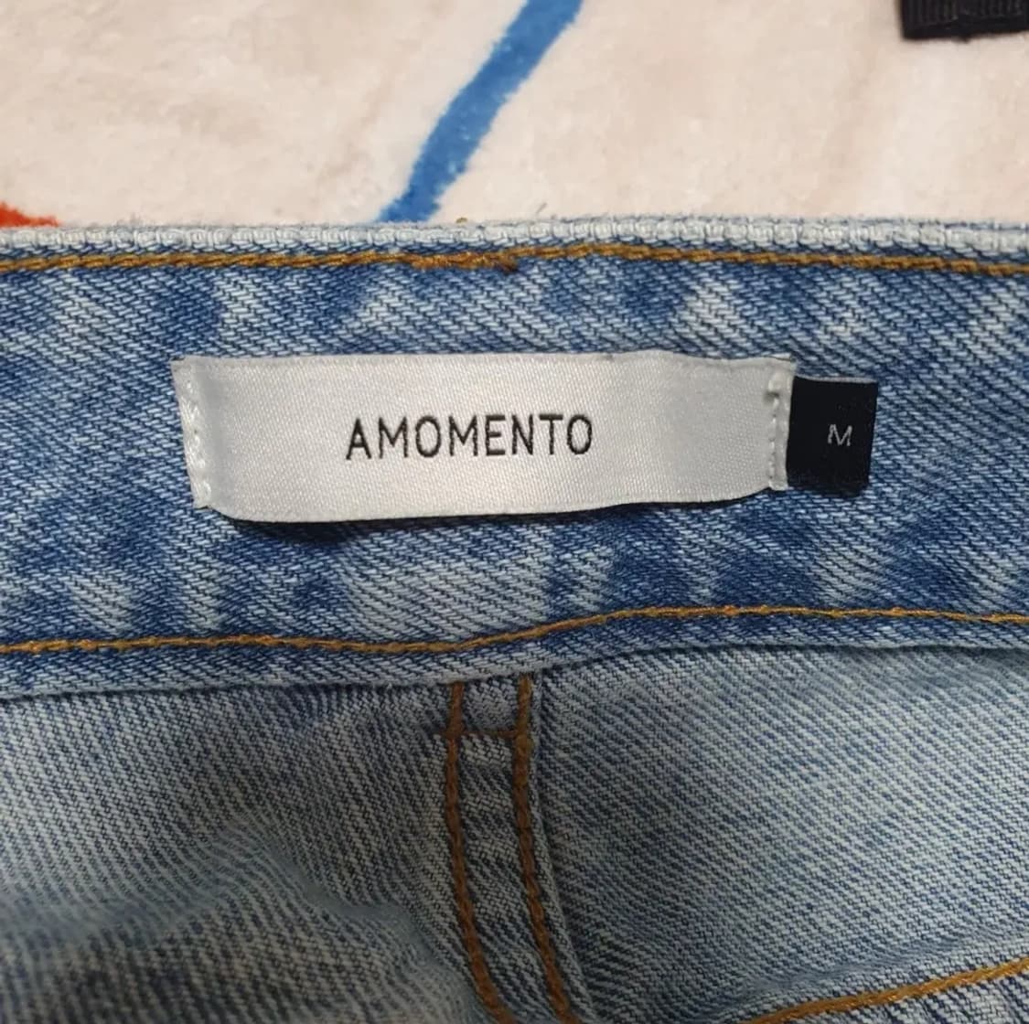 [1] 아모멘토 리사이클 코튼 연청데님(새상품컨디션) 상품이미지4