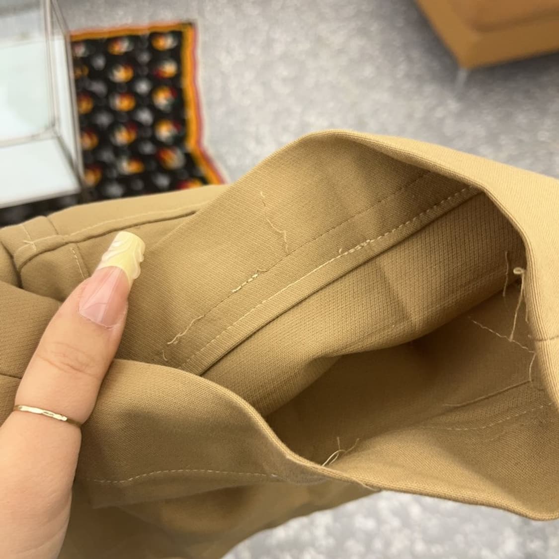 아더에러 스트릿 캐주얼 로고패치 브라운 카고팬츠 30인치 C08071 상품이미지9