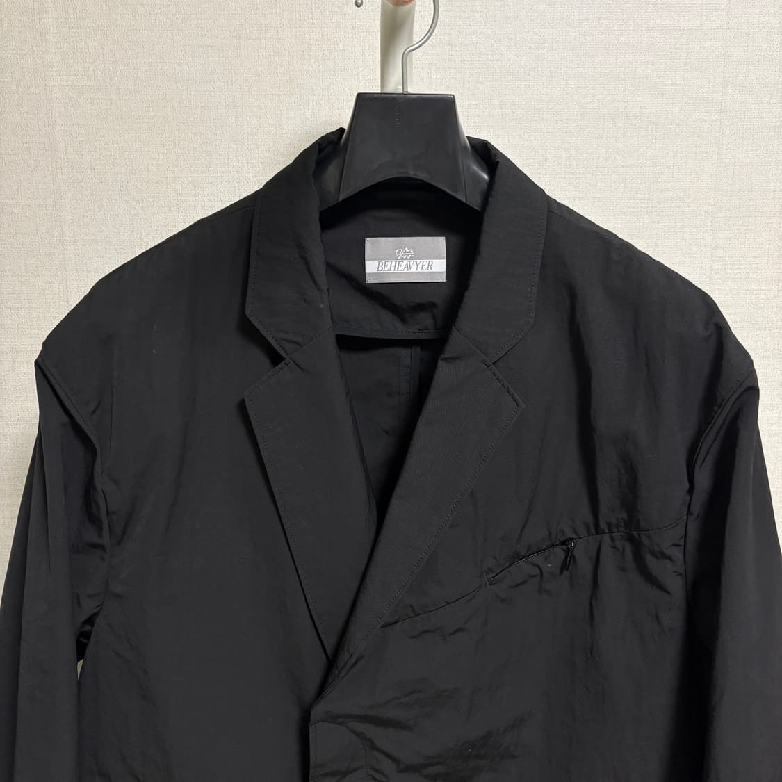 비헤비어 유틸리티 나일론 블레이저 자켓 / 블랙, L 상품이미지2