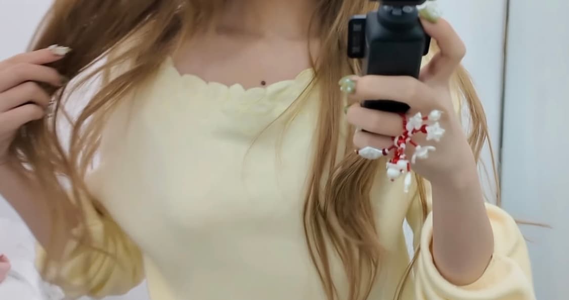 빈티지 플라워 니트 (유튜버 착용) 상품이미지4