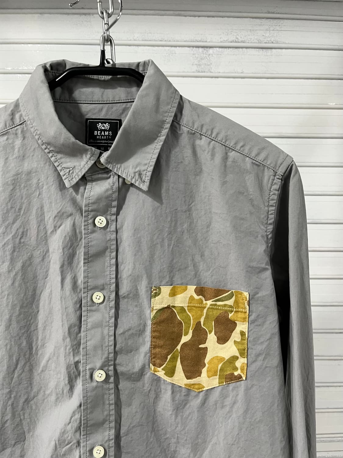 Beams Heart camo pocket shirt 상품이미지3