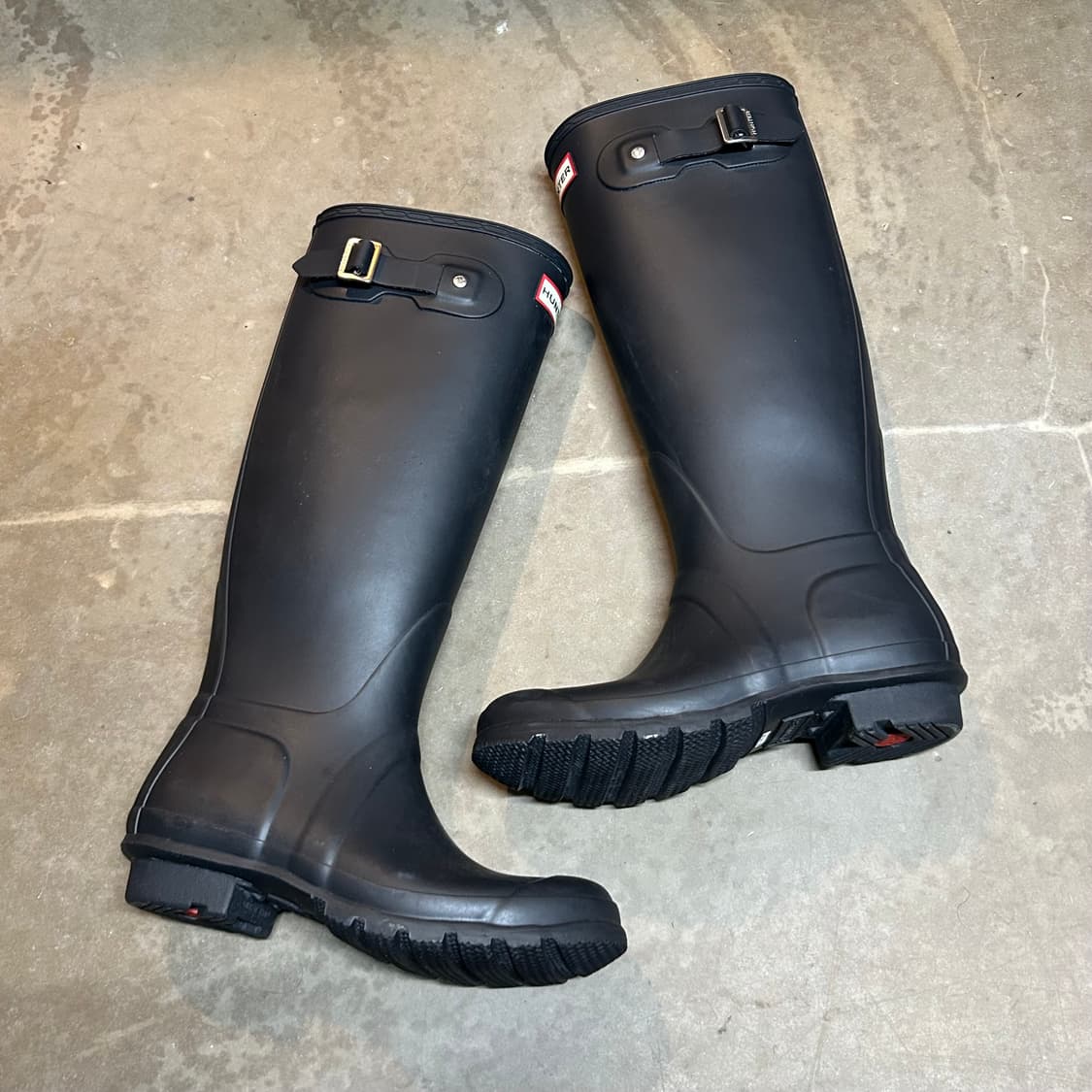 230) 헌터 오리지널 레인부츠 장화 톨 블랙 상품이미지1