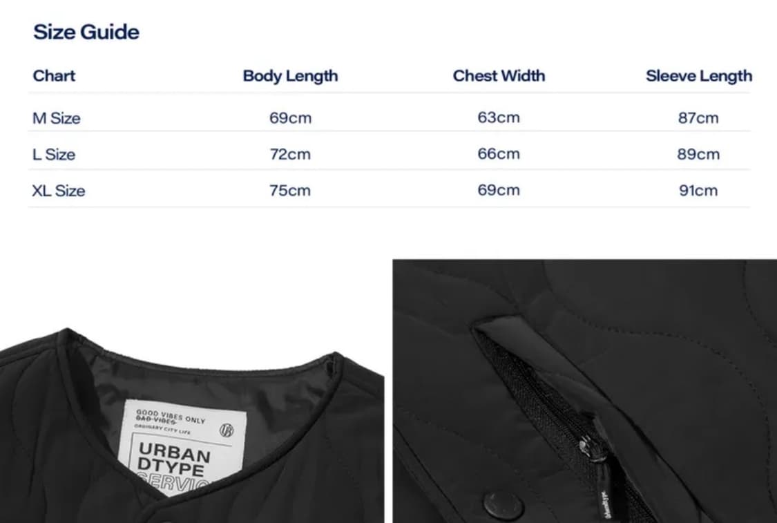 [M] 어반디타입 오버핏 퀄팅자켓 상품이미지4