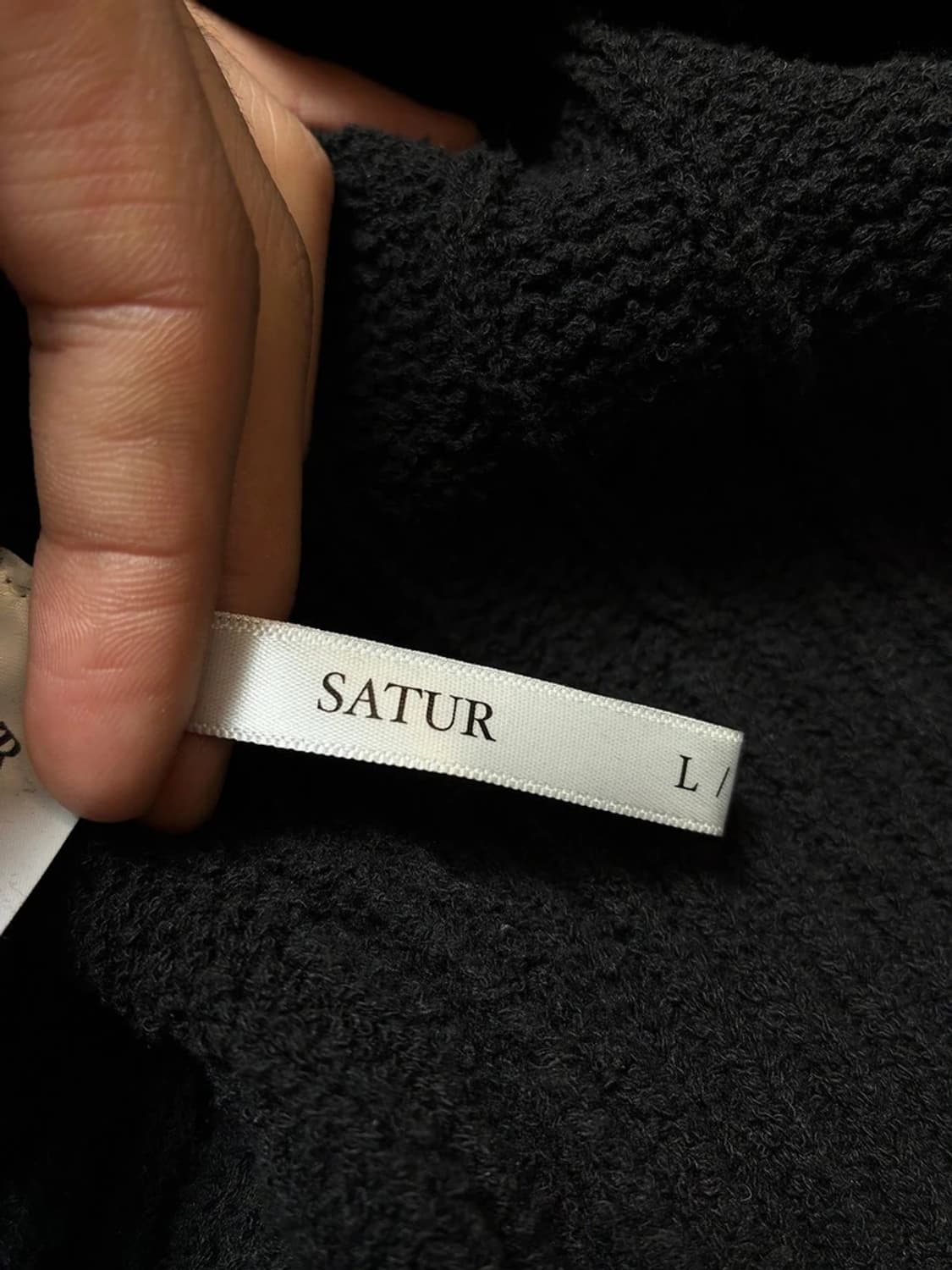 세터 SATUR 22FW 파로 오버 사이즈 케이블 가디건 PN8447 상품이미지7