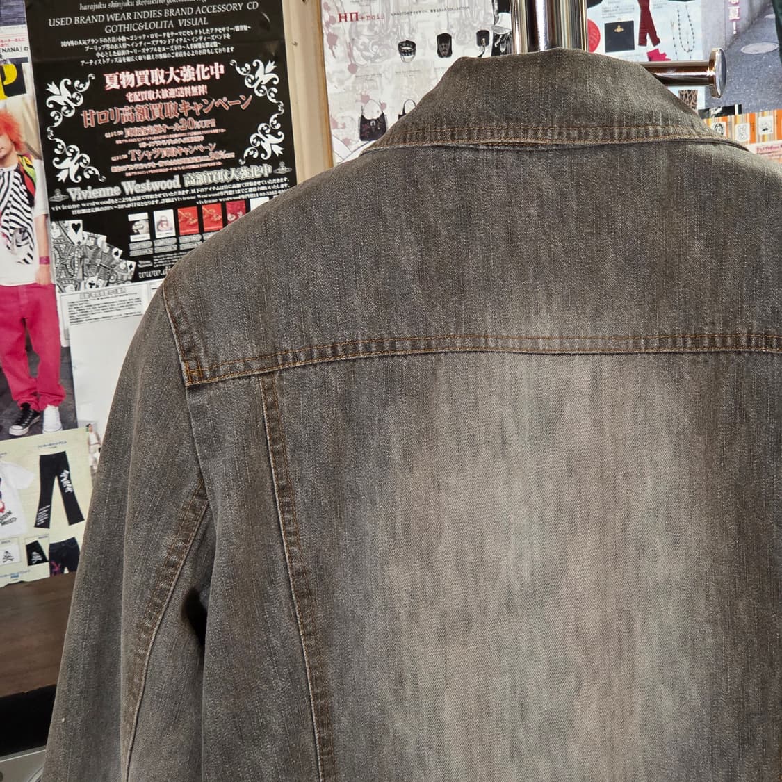 JPN 레오파드 그레이 데님 자켓 상품이미지6