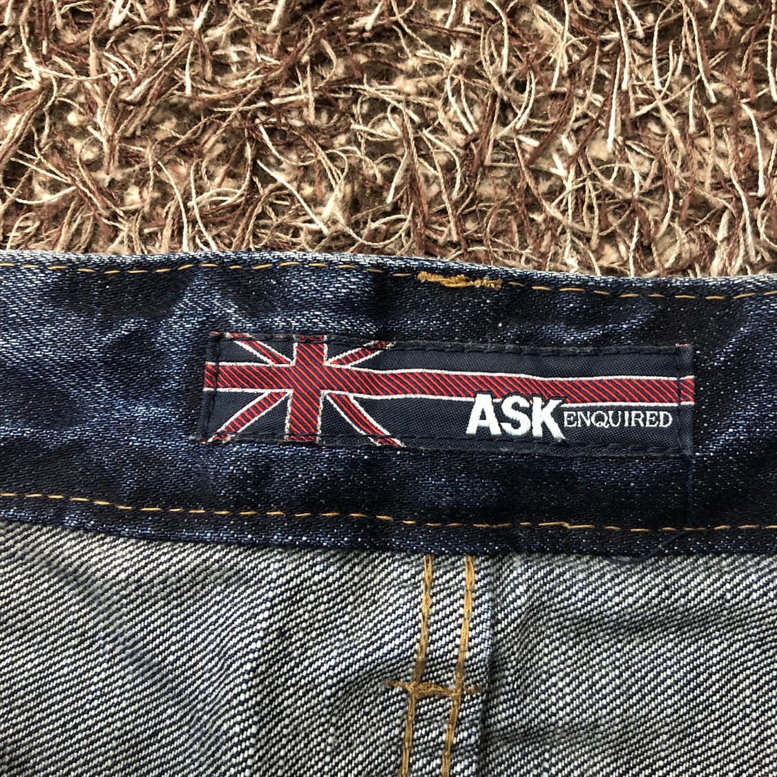 ASK 워싱 페인팅 데님 팬츠 상품이미지7