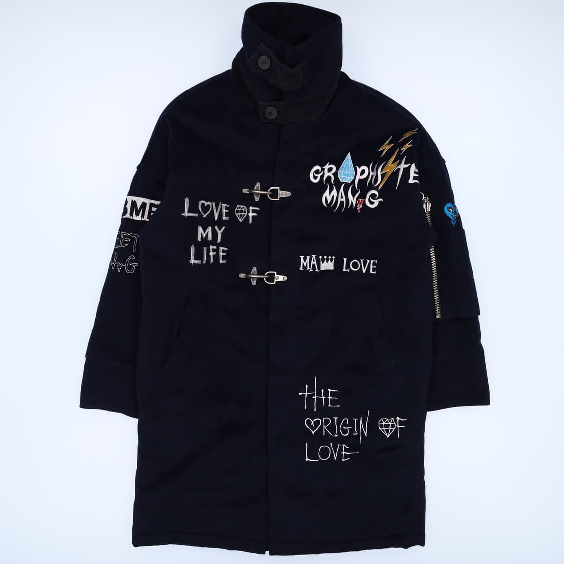 [Free] 그라피스트 만지 자수 헤비 코트 N7031 상품이미지1
