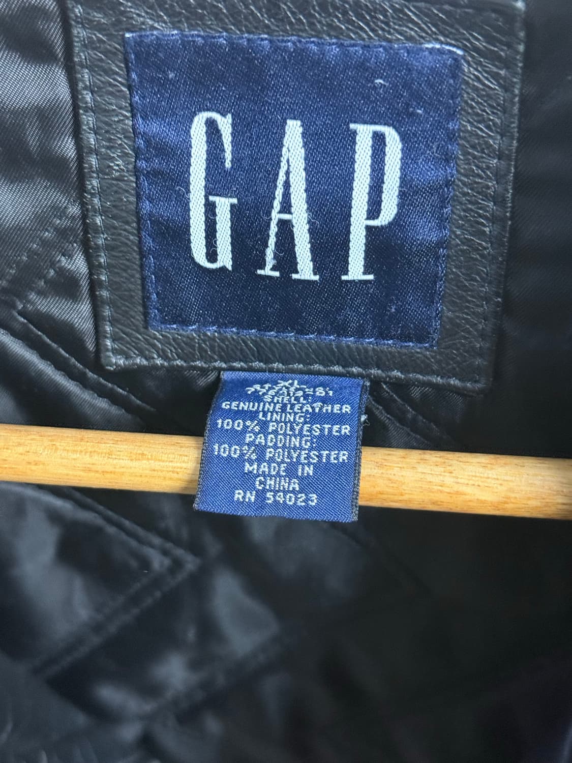 올드갭 레더 자켓 상품이미지3