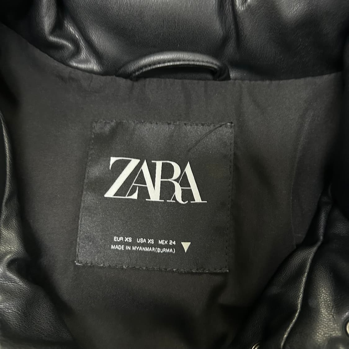 자라 레더 숏패딩[1539] 상품이미지8