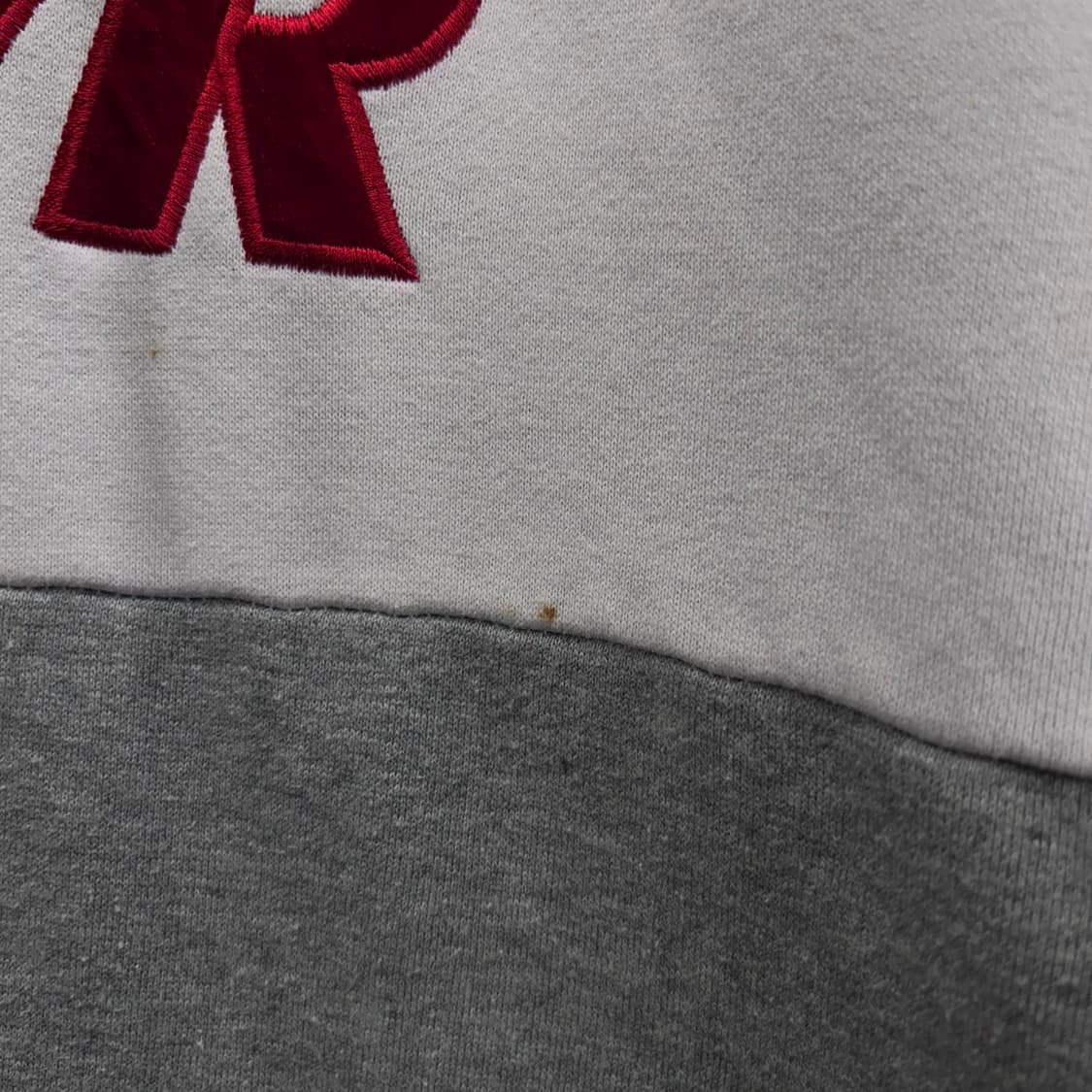 TWN 자수 오버핏 반집업 후드티 상품이미지3