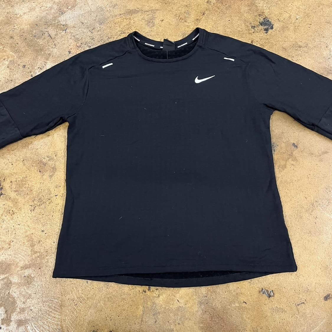 [정품/XL] 나이키 블랙 런닝 긴팔티 b19 상품이미지3