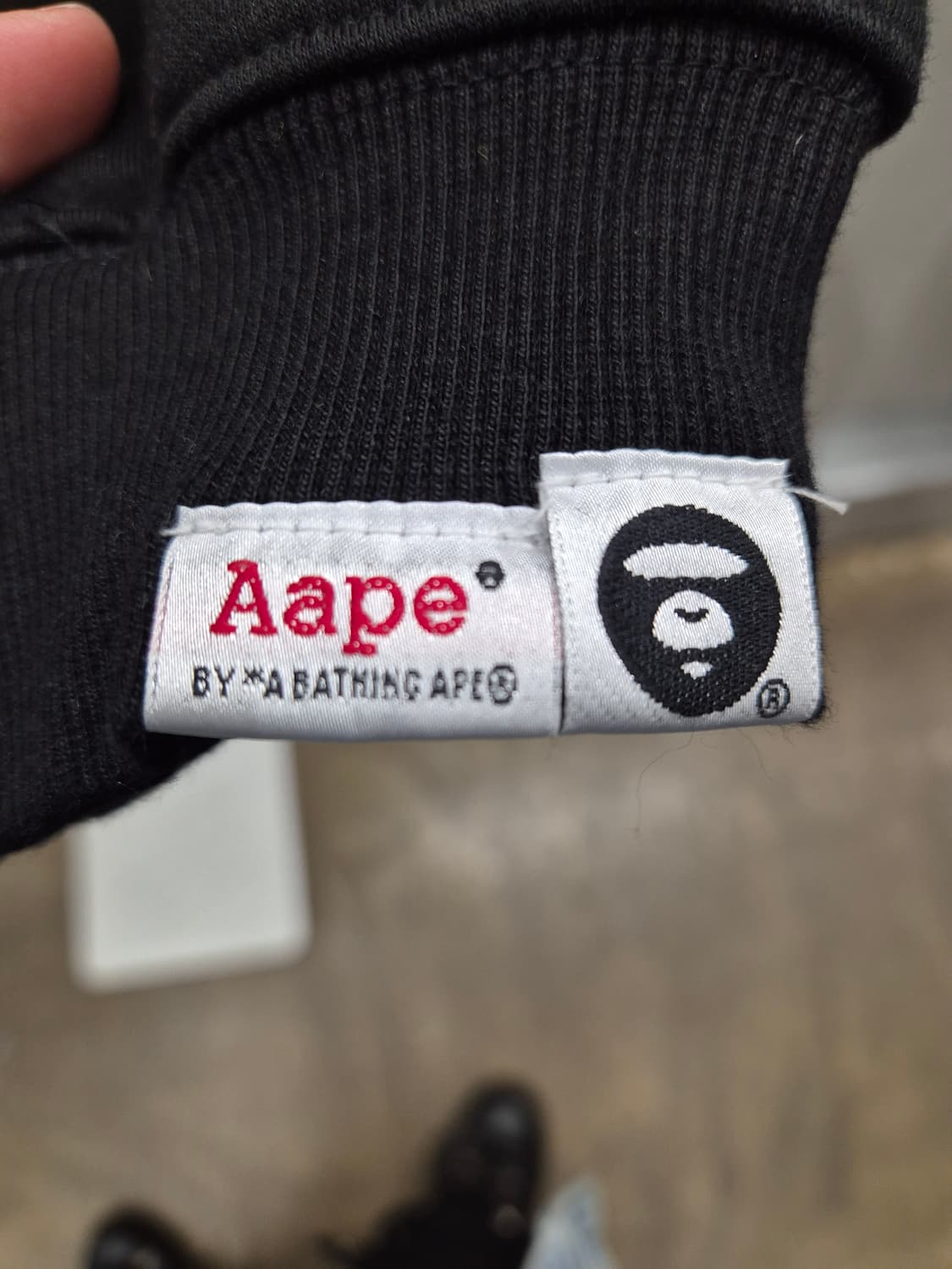 Aape by Bathing Ape 후드집업 XL 블랙 상품이미지4