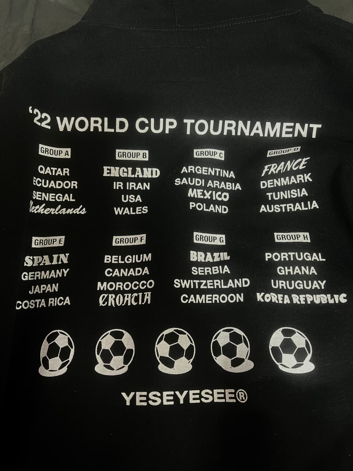 예스아이씨 카타르 월드컵 후드티 상품이미지2