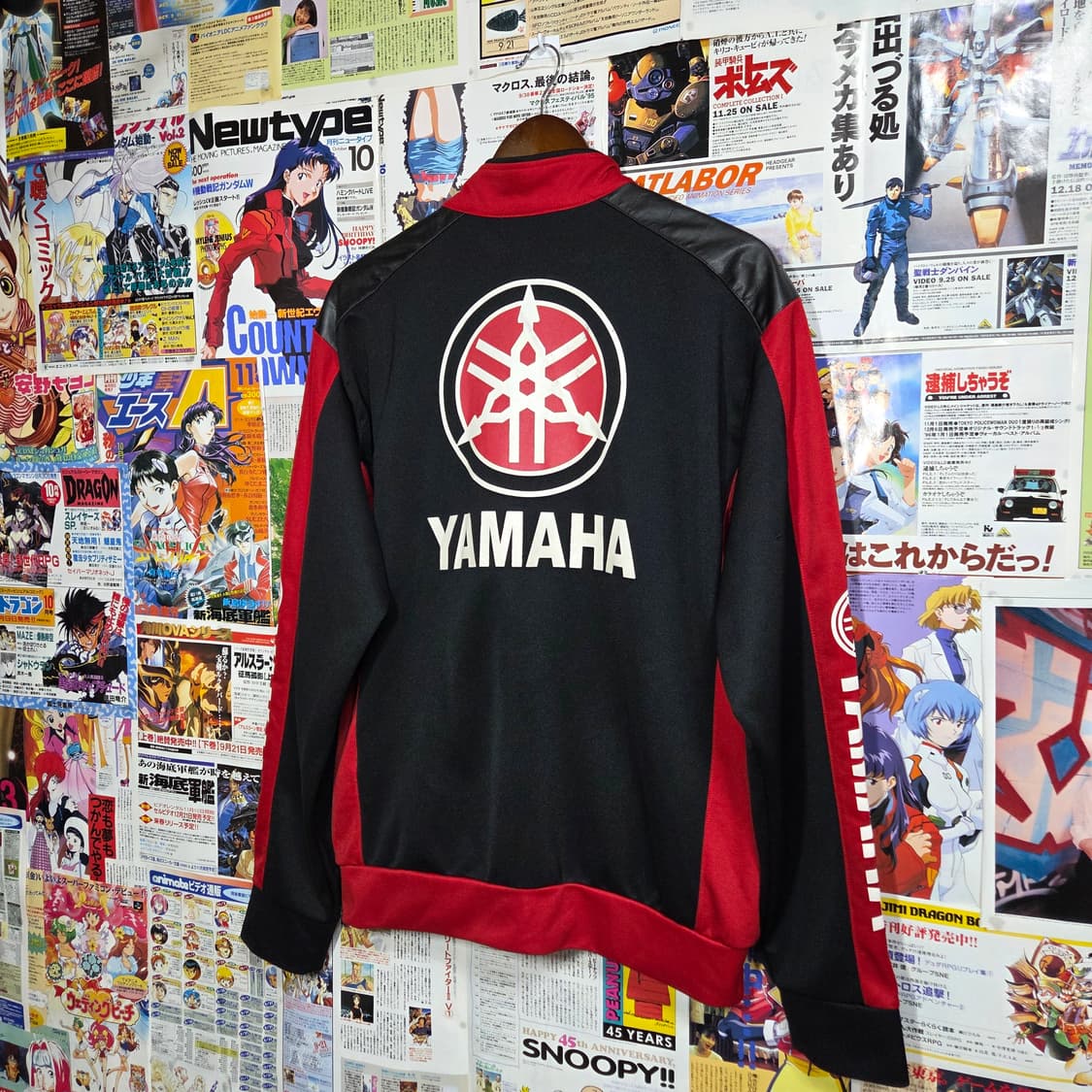 야마하 빅프린팅 레드&블랙 레이싱 져지 상품이미지6