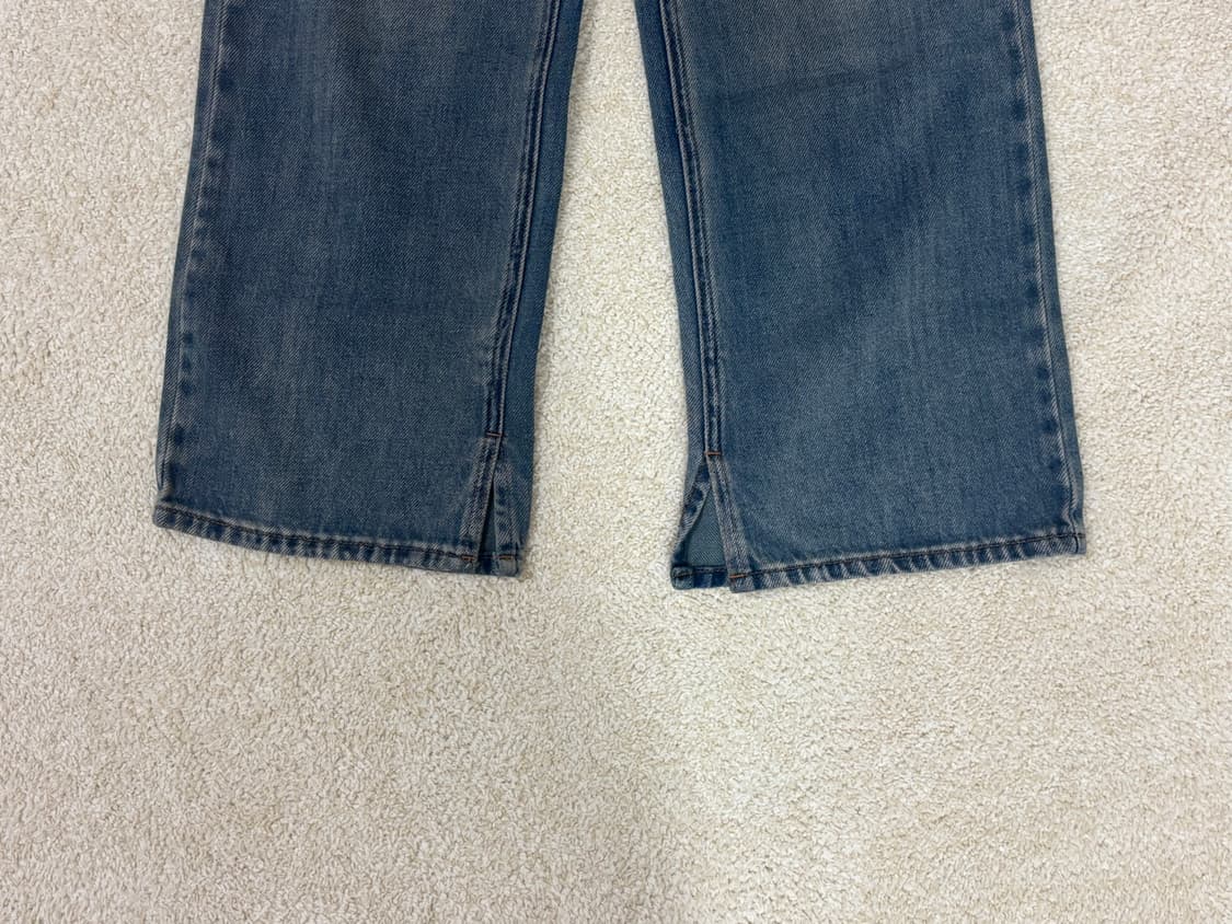 [인더바즈] 밑단 절개 데님 팬츠 (S) 상품이미지3