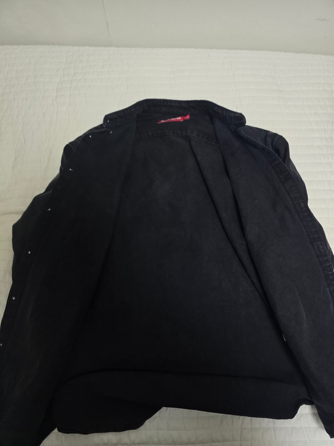 (M) 24ss 슈프림 스몰 박스 셔츠 워시드 블랙 상품이미지2