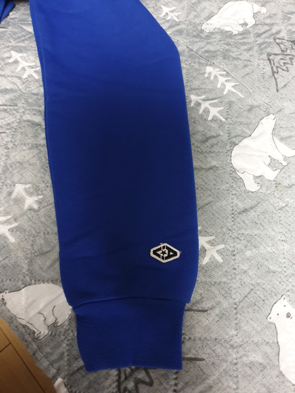 어커버 코발트블루 기모 후드티 (L) 상품이미지2