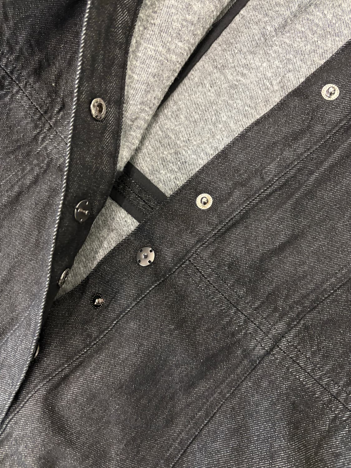 vintage black denim long dress 상품이미지3