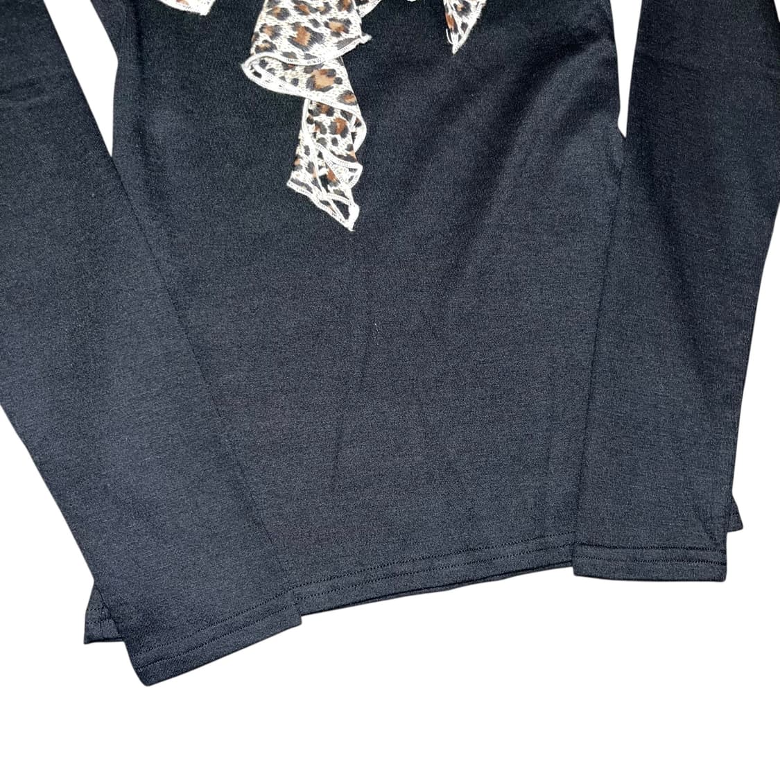 LAZY DAISY 레이지데이지 호피레이스 긴팔블라우스 갸루y2k 상품이미지3